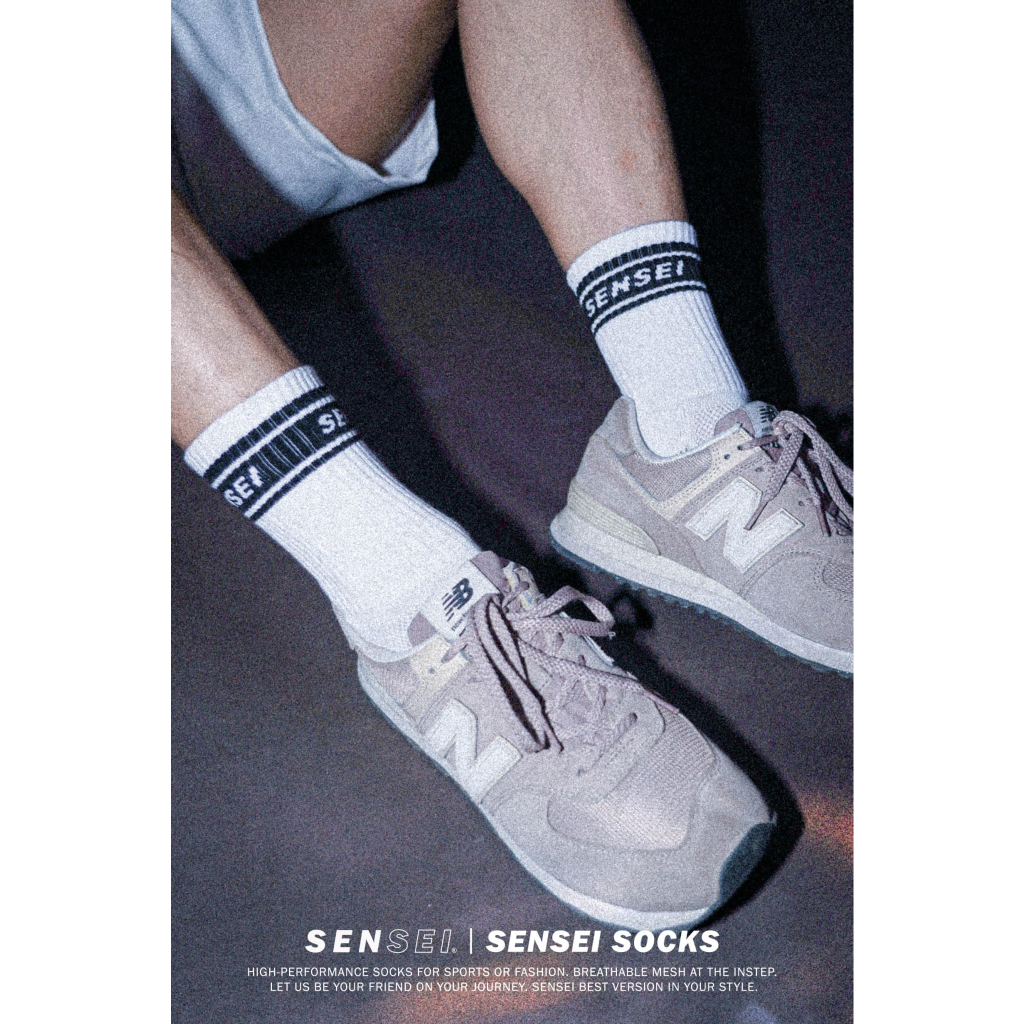 ใส่โค้ดSENSEI50Bลด50บาท ถุงเท้าSENSEI ด้ายTK รุ่น SS LOGO V.3 นุ่มมาก พร้อมส่ง