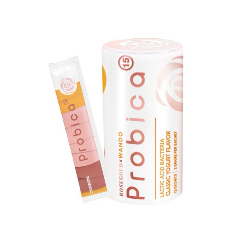 Rosegold Probica Probiotic/Prebiotic โพรไบโอติกส์ 1 กระปุก 15 ซอง
