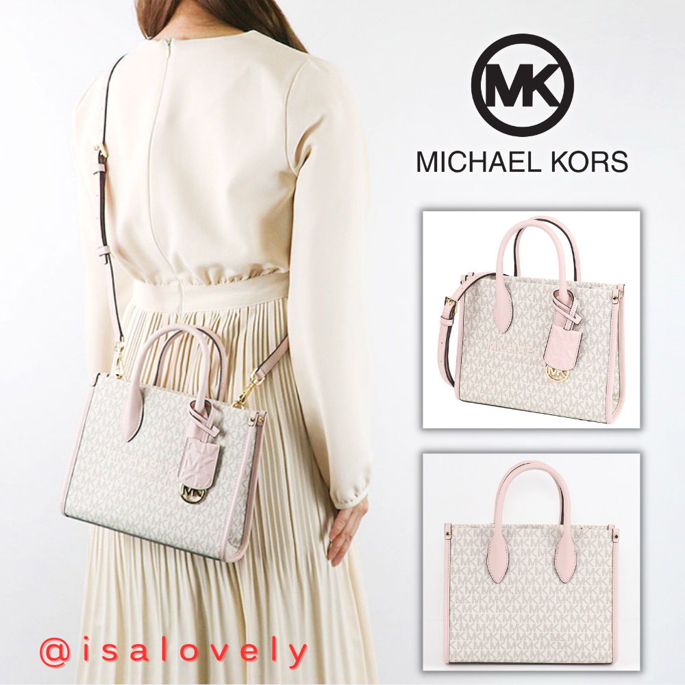 📌Isa Lovely Shop📌  Michael Kors MIRELLA Small Logo Crossbody Bag 35F2G7ZC5B PWD Blsh MLT