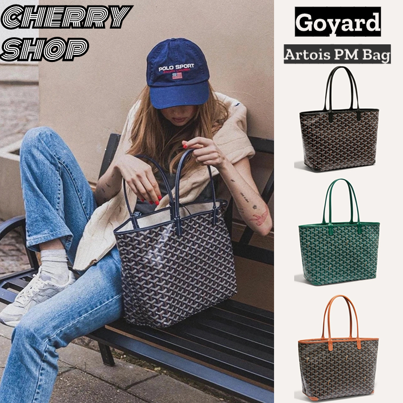 🍒โกย่า Goyard Artois PM Bag Tote Bags ถุงช้อปปิ้ง/ ของผู้หญิง small size