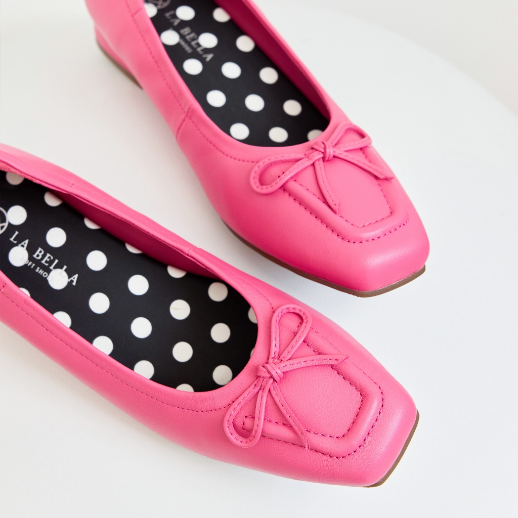 LA BELLA รุ่น TAYLOR POLKA DOT  - SHOCKING PINK