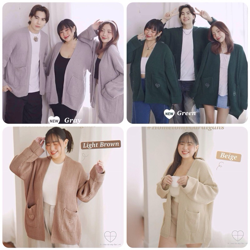 พร้อมส่ง🔥 Home to my heart cardigan คาร์ดิแกน (New in pack❤️)