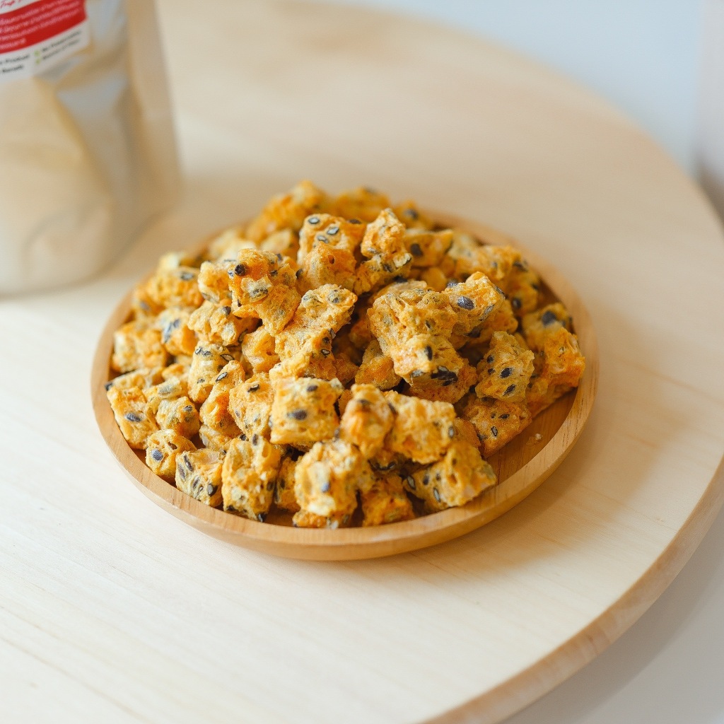 Freeze Dried Passion Fruit เสาวรสฟรีซดราย เนื้อเสาวรส100% กรอบ เปรี้ยว อร่อย ผลไม้ฟรีซดราย By Garden