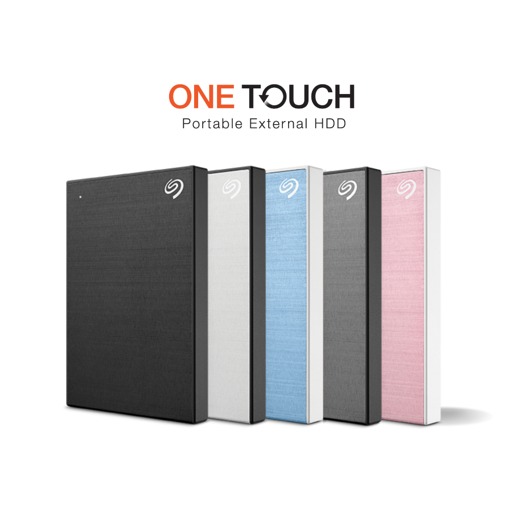 Seagate 2TB One Touch with Password 2.5" USB 3.0 External Harddisk, ฟรีบริการกู้ข้อมูล (STKY200040X)