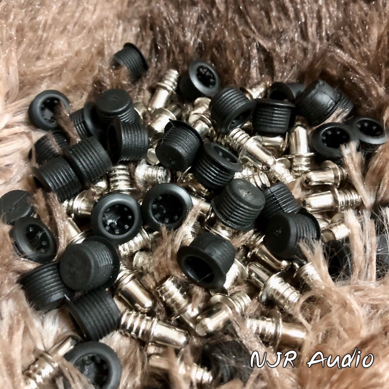 หมุดยึดฝาหน้าตู้ลำโพงDIY (1คู่/ตัวผู้ตัวเมีย)