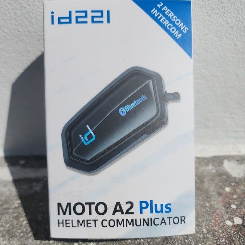 บลูทูธติดหมวกกันน็อค ID221 รุ่น MOTO A2 PLUS