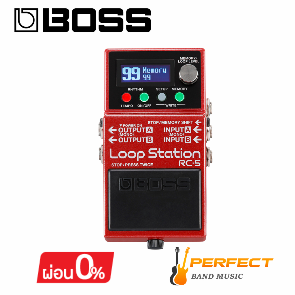 BOSS RC-5 LOOP STATION เอฟเฟ็กต์กีตาร์ BOSS