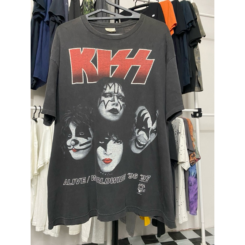 เสื้อวง Kiss 1996’ มือสองสภาพตีเซอร์ ไซส์L (22/29)”