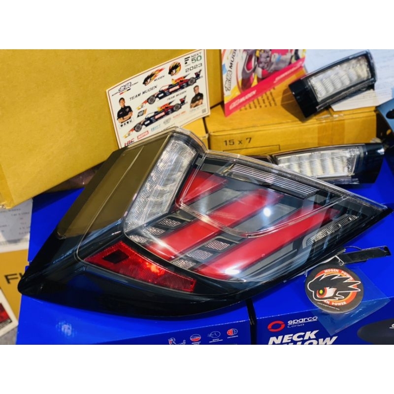 ไฟท้าย MUGEN FK FC LED TAIL LIGHT แท้ Japan ไฟวิ่ง ไฟหน้า ไฟท้าย ไฟตัดหมอก อะไหล่แต่ง Civic FC FK ขอ