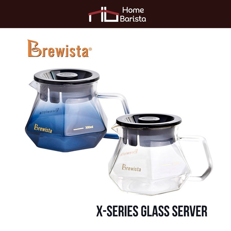 Home Barista เหยือกเสิร์ฟ Brewista  X-Series 400ml. Glass Server - Shadow