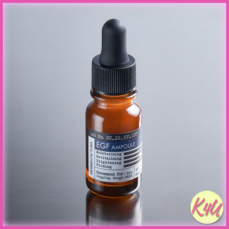 [Derma Factory] ✨EGF Ampoule แอมพูล 10ml (EGF 9ppm+PDRN 1%) เปปไทด์ คอลลาเจน แพนทีนอลูก