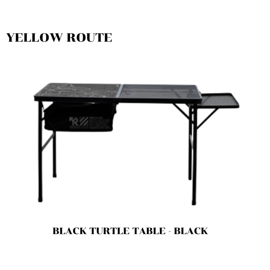 YELLOW ROUTE BLACK TURTLE TABLE - BLACK