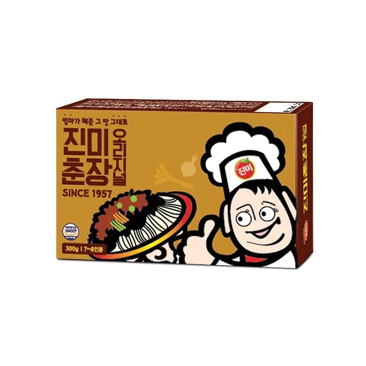 [ของแท้] 춘장오리지널 Jinmi Black Bean Paste (ซอสถั่วดำเกาหลี ชุนจัง) 300g