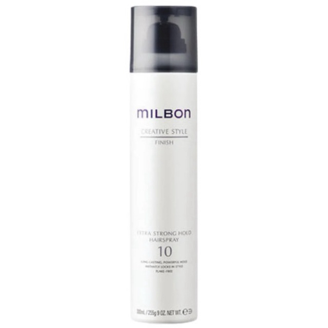 Milbon Creative Style Finish Extra Strong Hold Hairspray 6 / 10 210g มิลบอน เอ็กซ์ตร้า สตรองทโฮลด์ แฮร์สเปรย์ 10