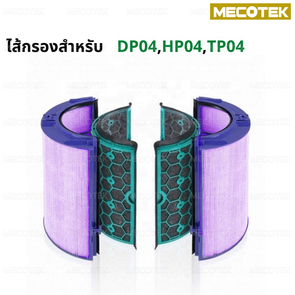 ไส้กรองทดแทนเครื่องฟอกอากาศ TP04 สำหรับ Dyson Pure Cool Tower / Desk TP04, HP04, DP04, TP05, HP05, DP05 - รูปที่ 4