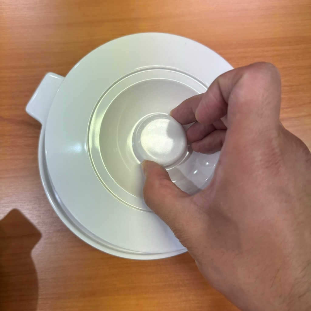 SB Melamine ชามมีฝาเมลามีน ถ้วยข้าวต้ม ชามกลมมีฝาเมลามีน โถใส่หอมเจียว ชามคนไข้โรงพยาบาล 6-7 นิ้ว BL988 - รูปที่ 6