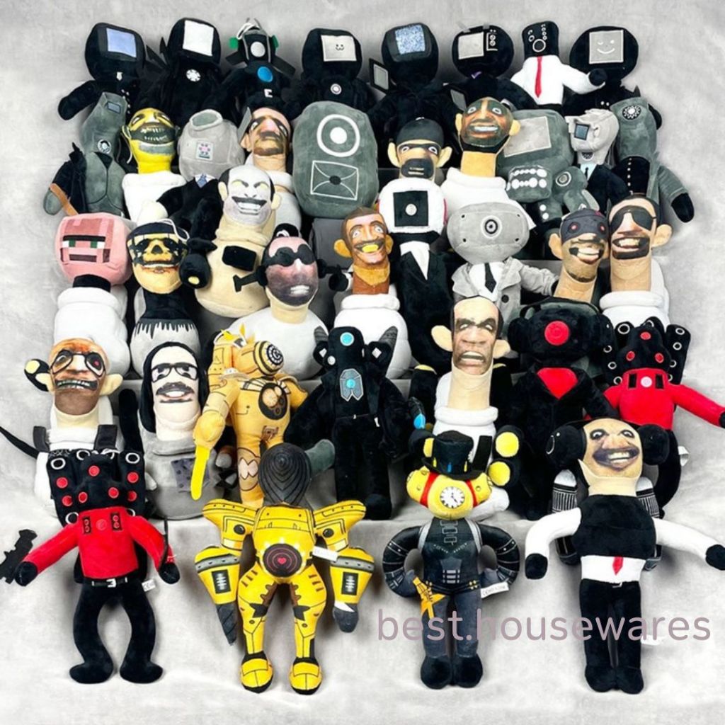 ตุ๊กตาโถส้วม ของเล่น skibidi toiletman ของเล่นเด็ก Skibidi Toilet ตุ๊กตา สกิบิดี