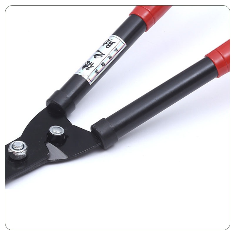 กรรไกรตัดหญ้า ตกแต่งสวน คมมากและตัดง่าย ฟันตรง ยืดได้ แต่งกิ่งยาว เหล็กหุ้มยาง A2668 - รูปที่ 3