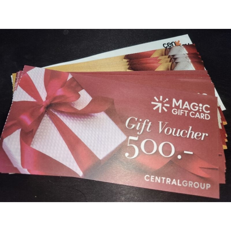 Cenpay voucher Central voucher Magic Goft card เซ็นทรัลทุกสาขา