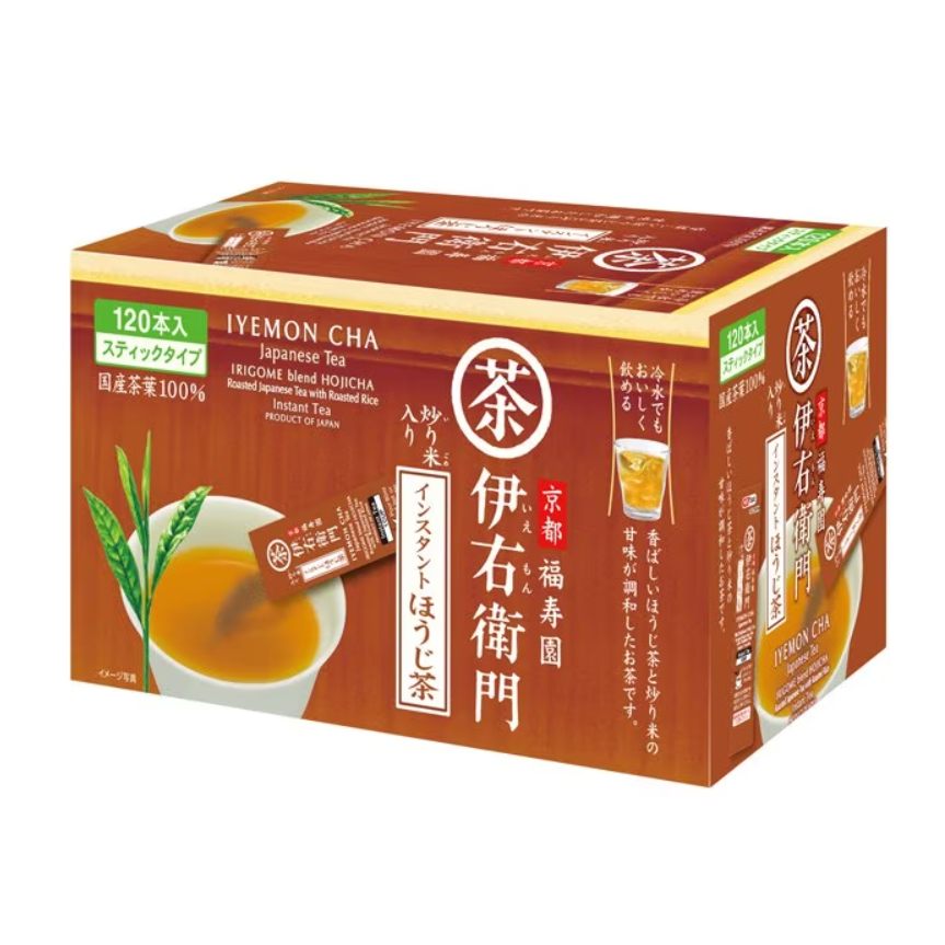 [ส่งตรงจากญี่ปุ่น] Iyemon Cha Instant Tea Hojicha ผงชา 0.8 กรัม × 120P Japan NEW
