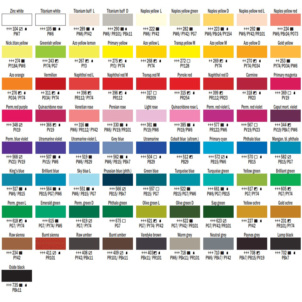 สี AMSTERDAM Acrylic 120ml. 3/8 330-582