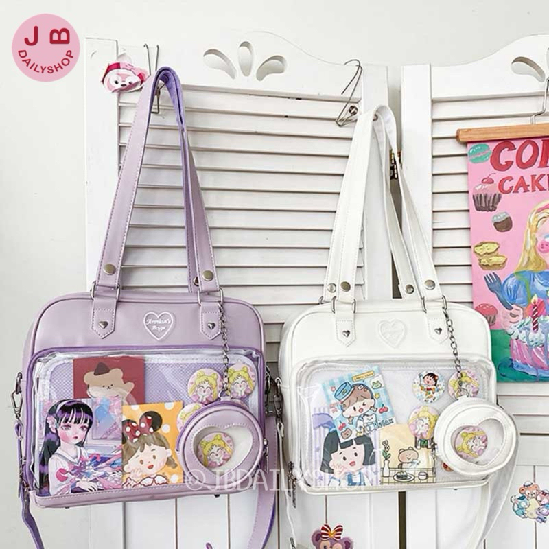 พร้อมส่ง 💕 กระเป๋าใส ไปคอนเสิร์ต สะพายได้ 2 แบบ กระเป๋าใส่แท่งไฟ ita-bag อิตะแบ็ค BJ - รูปที่ 4