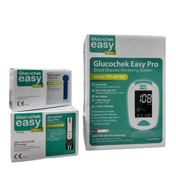 Glucochek Easy Pro กลูโคเช็ค อีซี่ โปร อุปกรณ์ตรวจน้ำตาลในเลือด