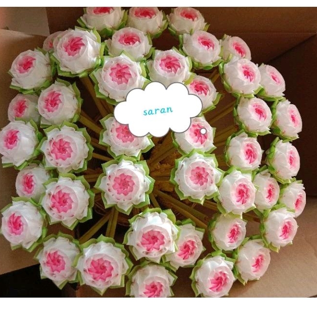 ไม้เสียบเงิน ไม้เสียบธนบัตร ไม้เสียบกฐิน ความยาว 14-15 นิ้ว แพ็คละ 10 ก้าน - รูปที่ 6