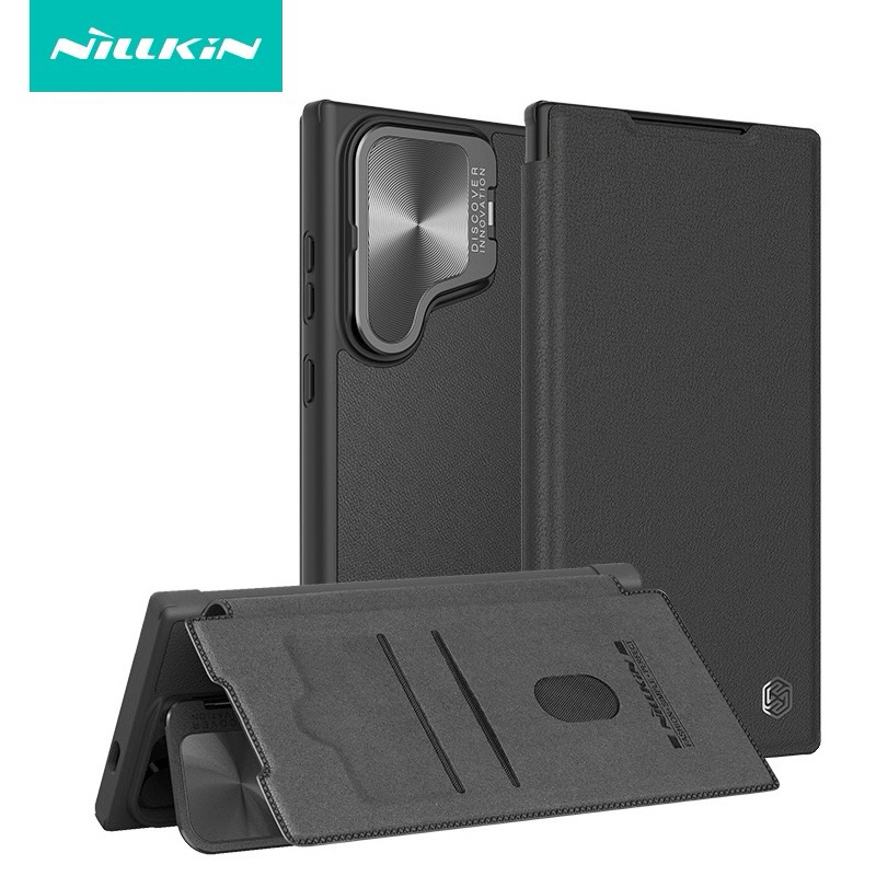 เคสหนังฝาพับNillkin Qin(แท้)ใช้สำหรับSamsung รุ่นS24Ultra