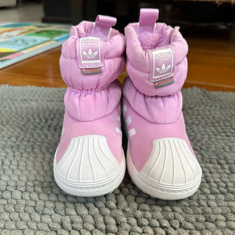 รองเท้าบูทเด็ก Adidas US 9.5 / 16 cm. กันหนาว กันหิมะ มือสอง บุผ้า