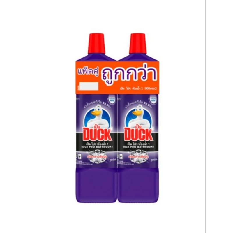เป็ด โปร น้ำยาล้างห้องน้ำ 300 มล. x 6 ขวด