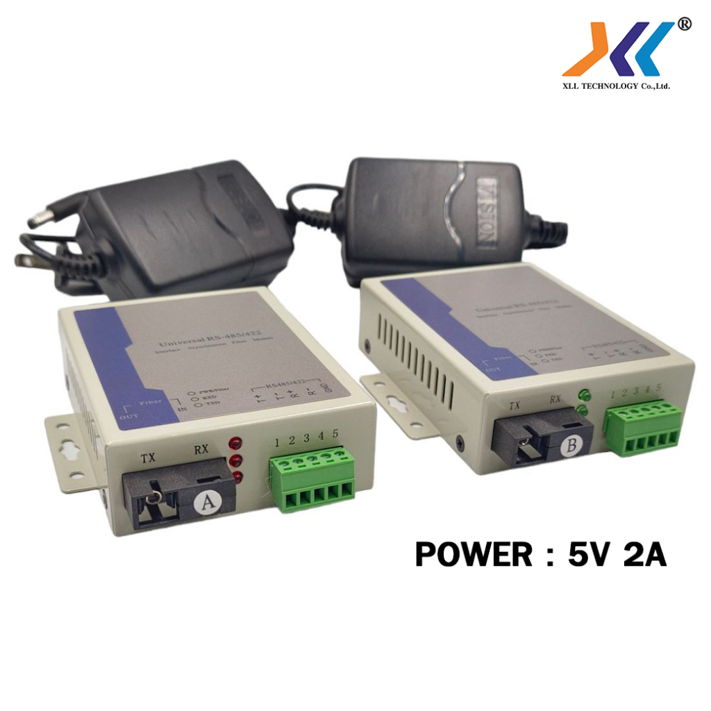 RS485/422 FIBER Converter Media Terminal To Fiber Optic อุปกรณ์แปลงและรับส่งคำสั่งดิจิตอลแบบอนุกรม ราคา ถูกที่สุด ดีลบีเคเค แกลเลอรีภาพที่ 4