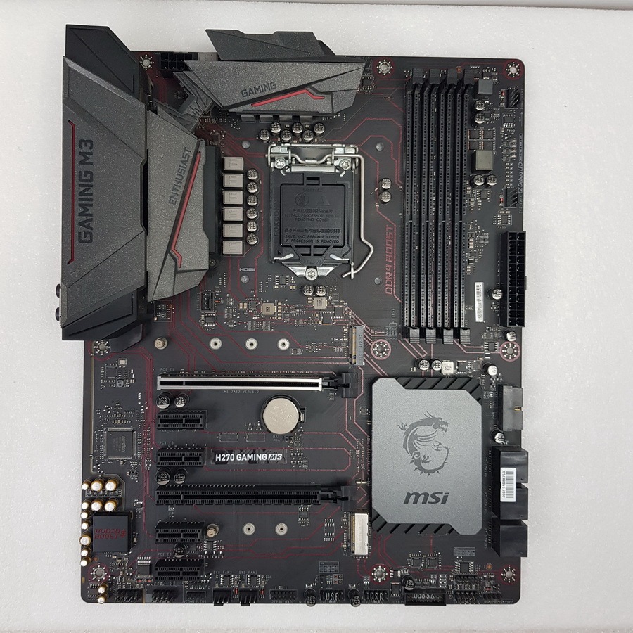 Mainboard MSI h270 gaming m3 1151Gen1 (intel Gen 6,7) ไซส์ ATX มือสองราคาชิวๆครับ