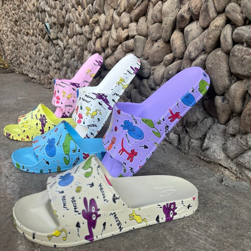 [ลูกค้าใหม่ราคาหนึ่ง ] GAMBOL แกมโบล รองเท้าแตะสวมผู้หญิง GW42199 Size 36-39