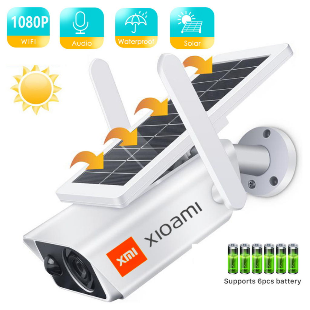 ?โปรโมชั่นส่วนลดปีใหม่?Solar Waterproof CCTV Q1กล้องวงจรปิดพลังงานแสงอาทิตย์ 2K HD ทํางานตลอด 24 ชั่วโมง(รับประกัน 5 ปี)