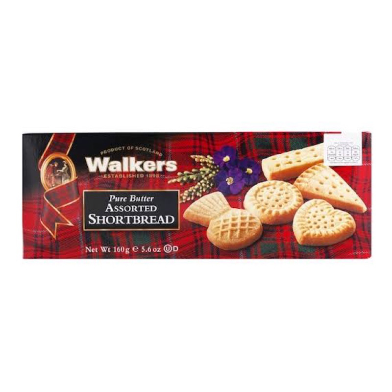 Walkers pure butter assorted shortbread 60 g. วอลค์เกอร์ คุกกี้เนยช็อทเบรด นำเข้าจากสก็อตแลนด์🏴󠁧󠁢󠁳󠁣󠁴