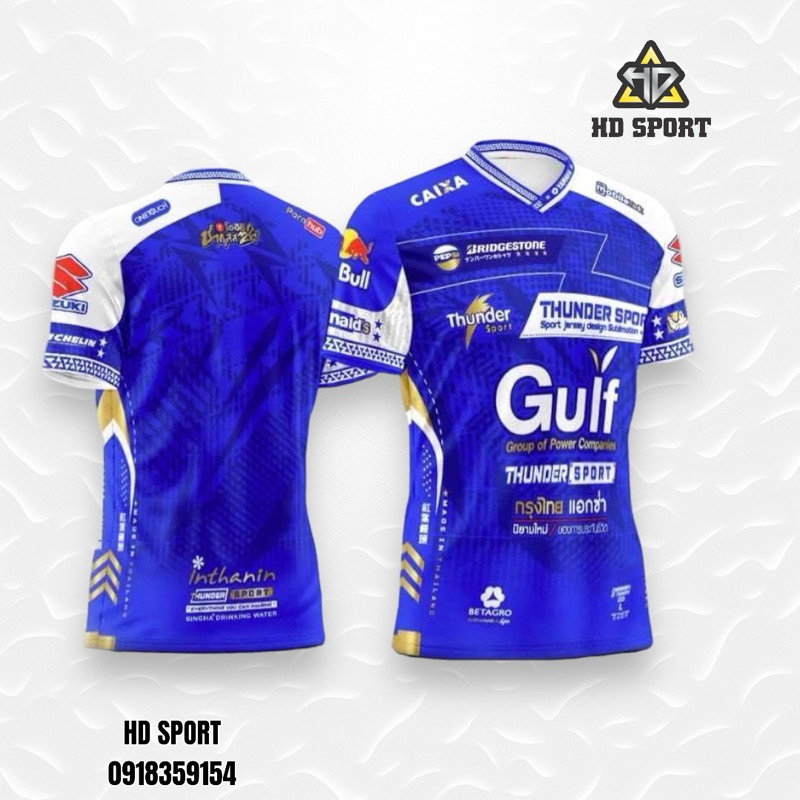 เสื้อกีฬาตัวใหม่ล่าสุด TD-03 พิมลายทั้งตัวใส่ได้ทั้งหญิงและชาย สินค้าพร้อมส่ง