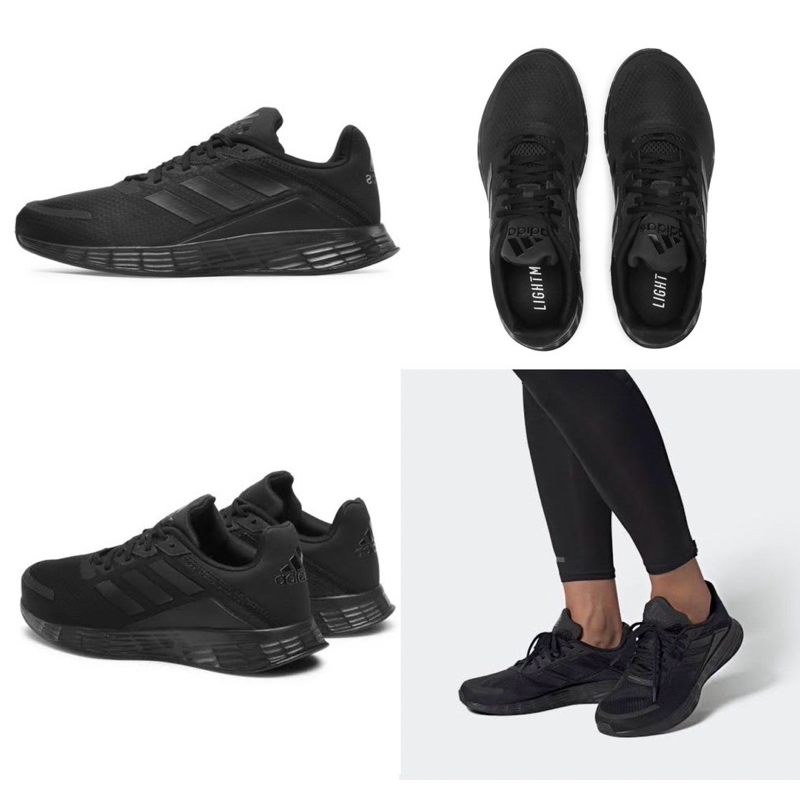 รองเท้าผ้าใบผู้หญิง ADIDAS DURAMO SL G 58109 สีดำล้วน รับประกันของแท้100%