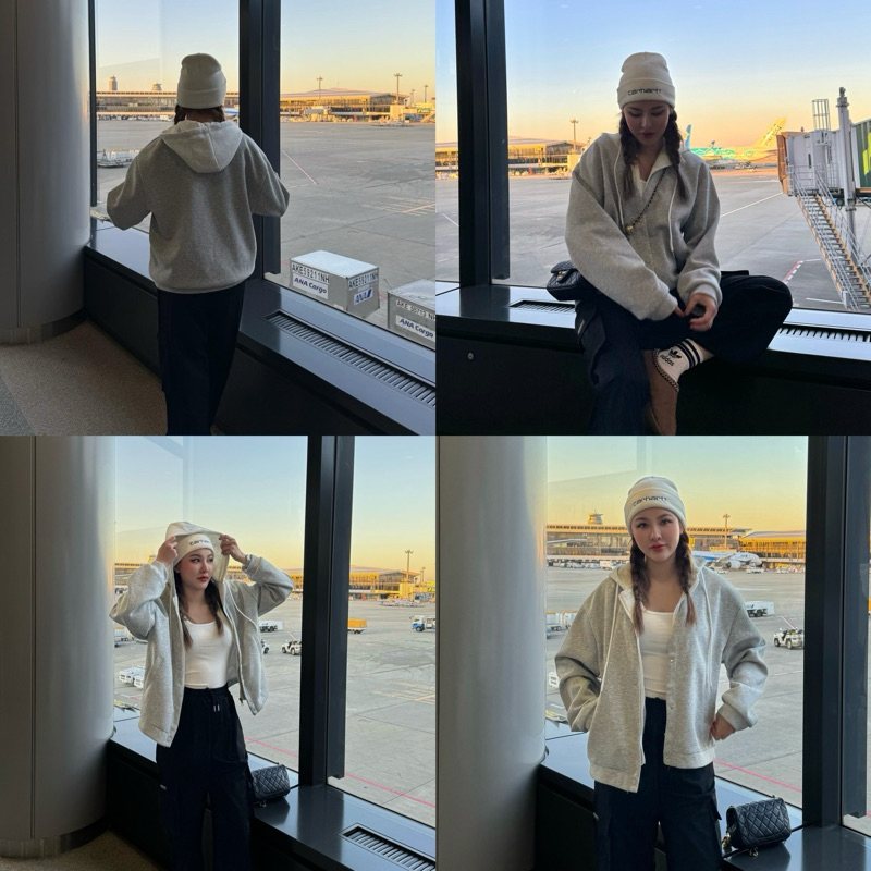 MALIMAYS - Perth hoodie cardigan เสื้อฮู้ดดี้คาร์ดิแกน