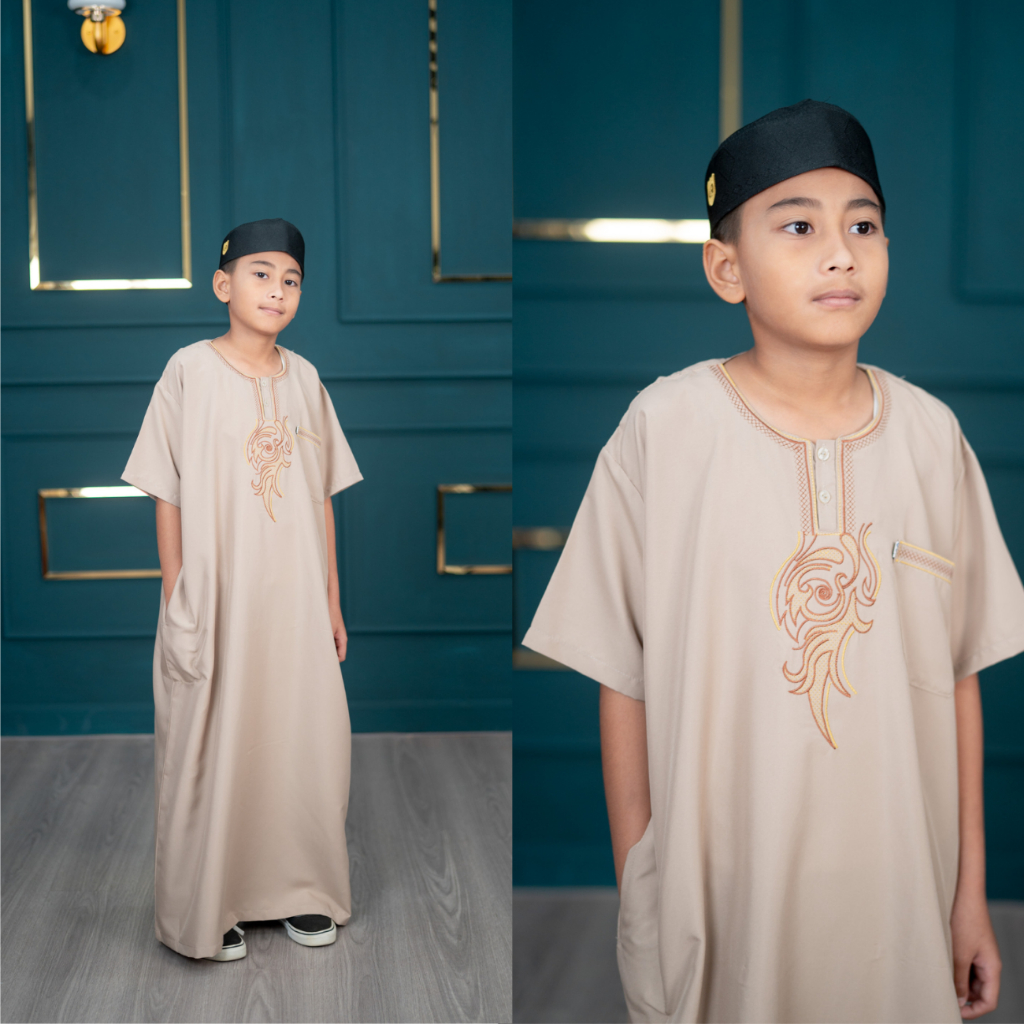 โต๊ปเด็กแขนสั้น ใส่สบาย ปักลายอย่างลงตัว 3กระเป๋า แบรนด์อิก๊าฟ(คละเฉด คละลาย)BA25วาริสมุสลิม EP1.
