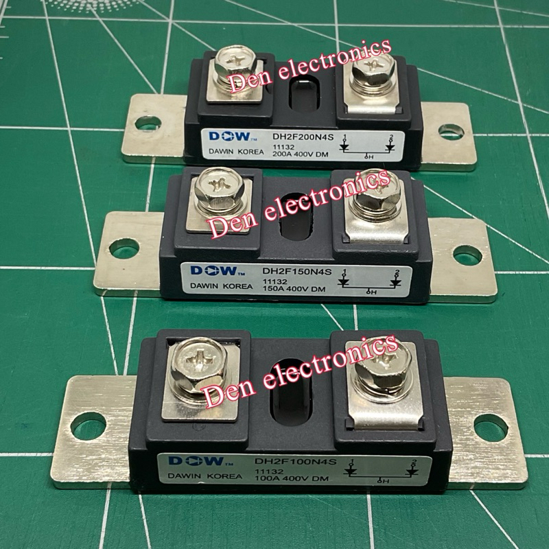 DH2F100N4S DH2F150N4S 150A 400V DH2F200N4S 200A 400Vโมดูล ไดโอด ของใหม่ สินค้าพร้อมส่ง ออกบิลได้