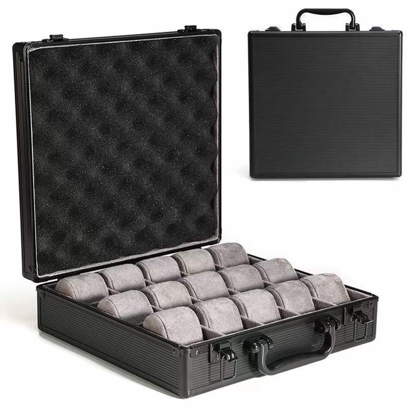 *พร้อมส่ง*กล่องนาฬิกา 15 เรือน กล่องเหล็กเกรดพรีเมี่ยม Watch Box กล่องใส่นาฬิกา