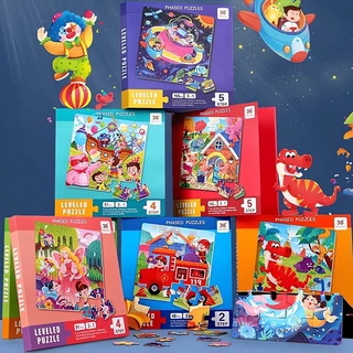 จิ๊กซอ จิ๊กซอว์เด็ก หนังสือจิ๊กซอว์แม่เหล็ก เล่มใหญ่ หนังสือการศึกษาปฐมวั ของเล่นเสริมพัฒนาการ 3ขวบ