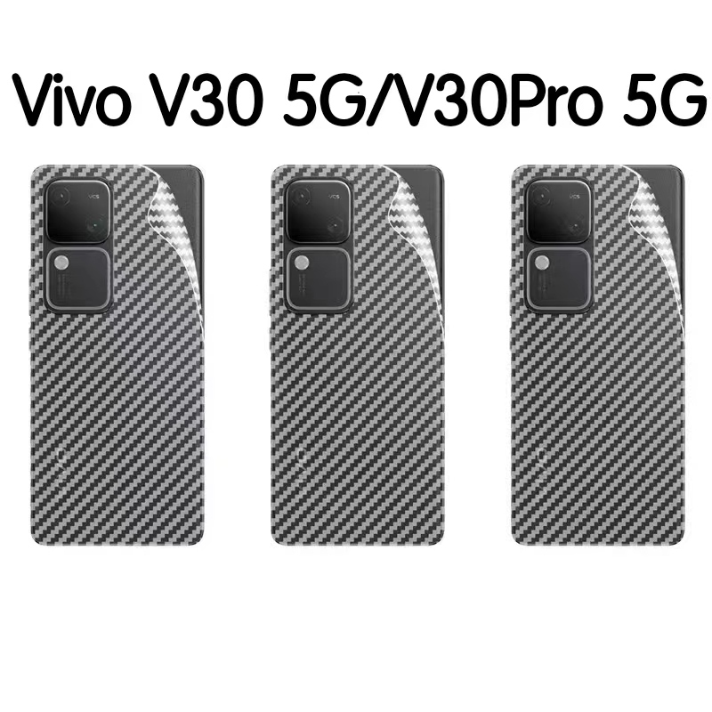 Vivo Y200/Y28S 5G/V30E 5G/Y18/Y28 5G/Vivo Y100 5G/Vivo Y03(ส่งในไทย)ฟิล์มหลังเคฟล่าVivo V30 5G/Vivo 