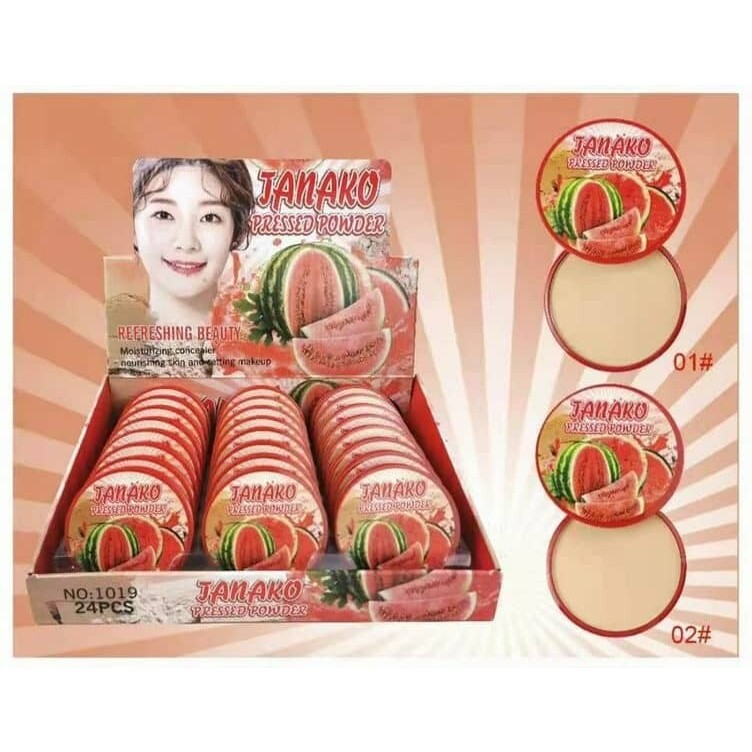 Tanako Watermelon  Powder แป้งพัฟแตงโม No1019 1ชิ้น