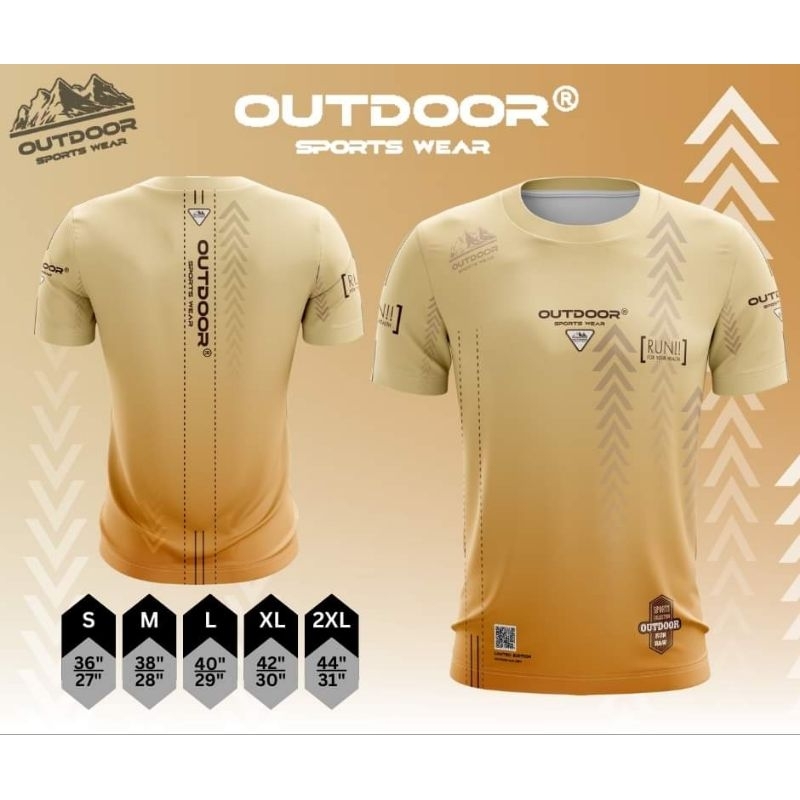 เสื้อกีฬาแขนสั้น Outdoor เนื้้อผ้าโพลีเอสเตอร์ ผ้าหนานุ่ม ใส่สบาย ไม่ร้อน มีหลายสีให้เลือก ราคา ถูกที่สุด ดีลบีเคเค แกลเลอรีภาพที่ 6