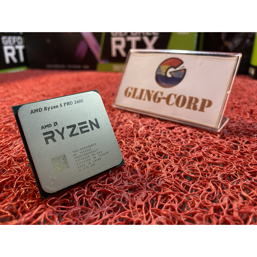 CPU AMD AM4 RYZEN 5 1000S-5000S - หลายรุ่น / 2600 / 3400G / 3500 / 3600 / 3600X /