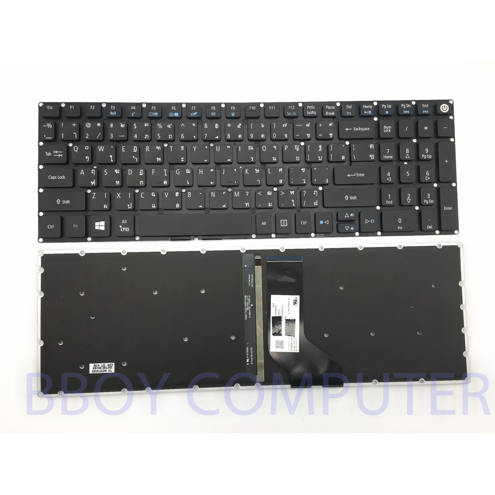 คีย์บอร์ด ACER Aspire E5-573 573G 573T 573TG V3-574 E5-553 V3-574G V3-575 V3-575 V3-575G V3-575T V3-