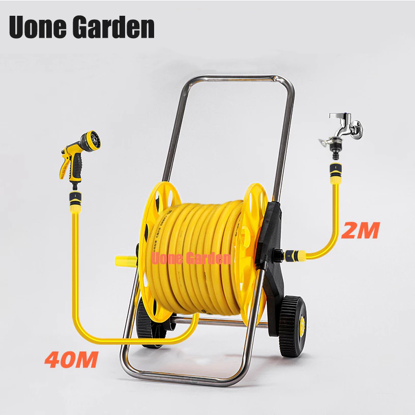 Uone Garden ชุดอุปกรณ์สายยางรดน้ำต้นไม้ พร้อมโรลเก็บสายปรับระดับน้ำได้10แบบสายยางมี20เมตรกับ10เมตร thumbnail 9