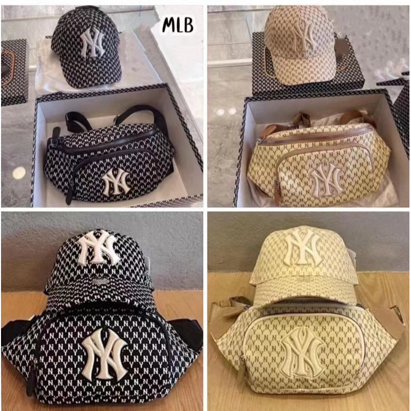 เซตหมวก + กระเป๋าคาดอก NY งานสวยมากก ได้ 2 ชิ้น * เซตคู่ดูโอ้ที่ต้องจัดเล๊ยยย มี 2 สี : ดำ ครีม*งานไม่มีกล่อง**